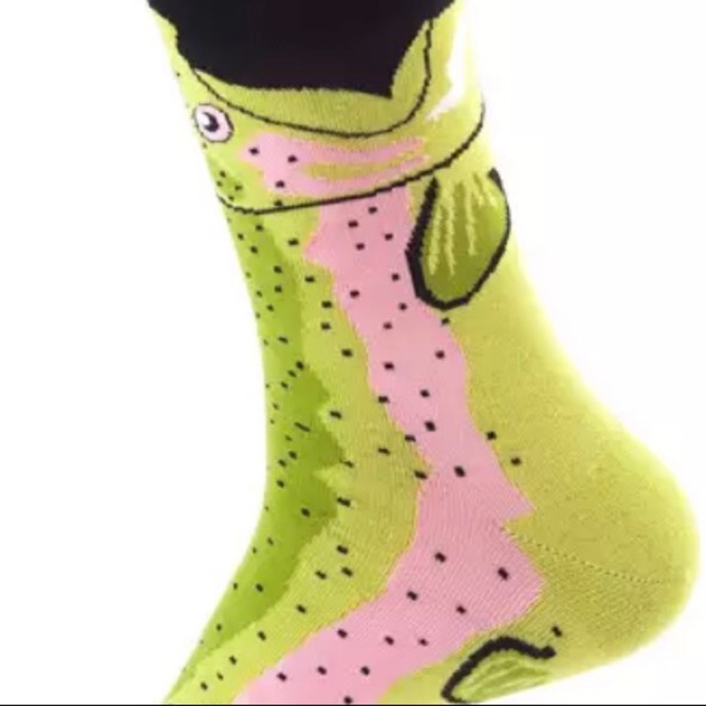 Salmon Fish Socks 4 for $32 Any Socks - Picture 2 of 2